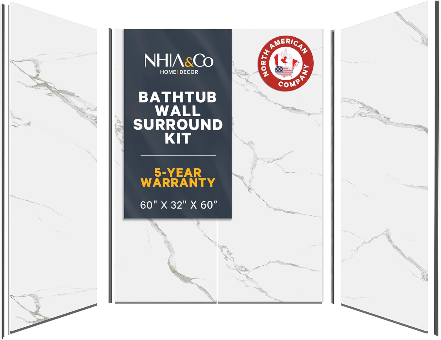 bathtub surround kits worth it,should I buy bathtub surround panels,bathtub surround kits pros cons,best waterproof wall panels for tubs,NHIA&CO bathtub surround honest,bathtub surround vs tile - detailed features and technical specifications