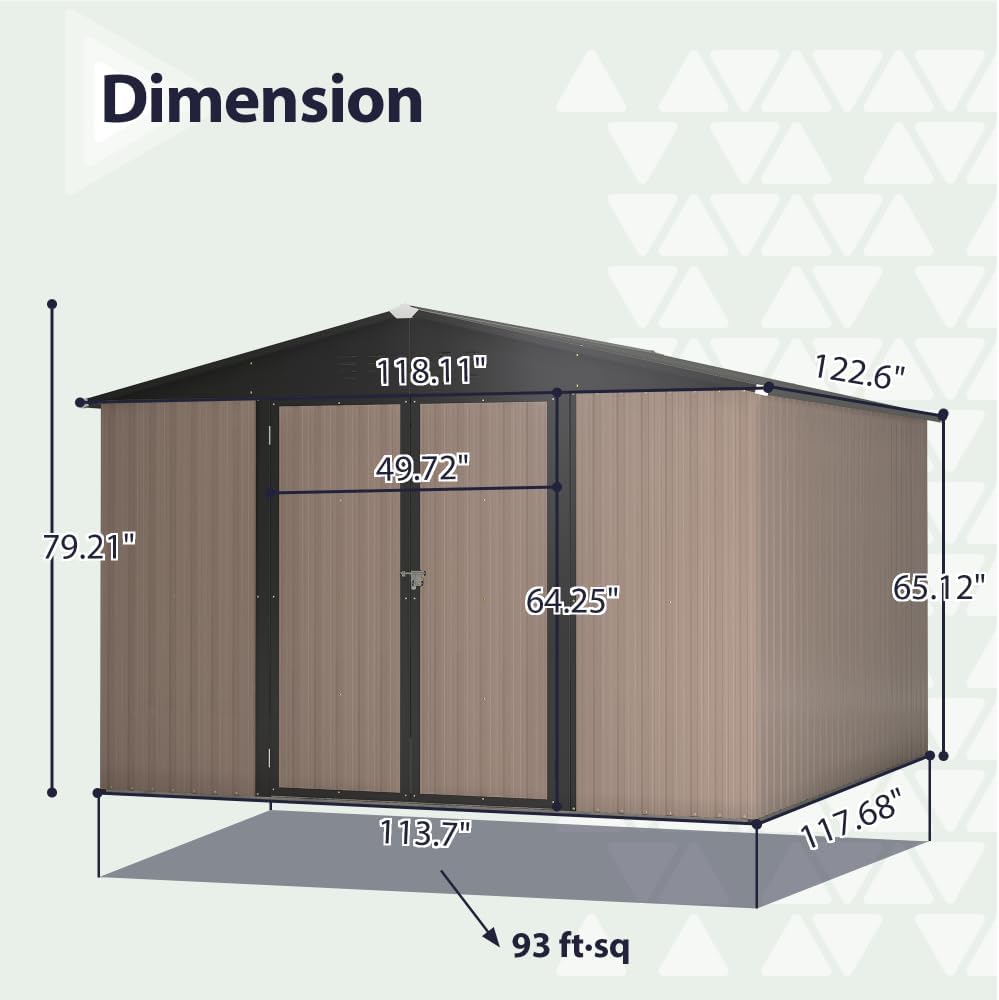 best 10x10 metal storage shed,10x10 metal shed worth buying,should I buy a 10x10 metal shed,10x10 steel shed pros cons,Elountik 10x10 shed honest,10x10 metal shed vs alternatives unboxing and complete package contents