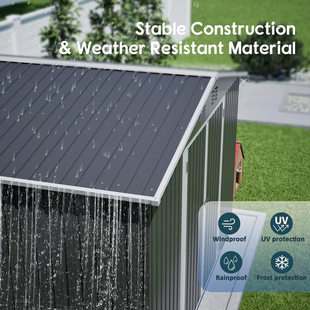 best 10x10 metal storage shed,10x10 metal shed worth buying,10x10 outdoor shed pros cons,Elountik 10x10 shed honest,should I buy a 10x10 metal shed,10x10 shed vs 8x10 performance testing and real-world results