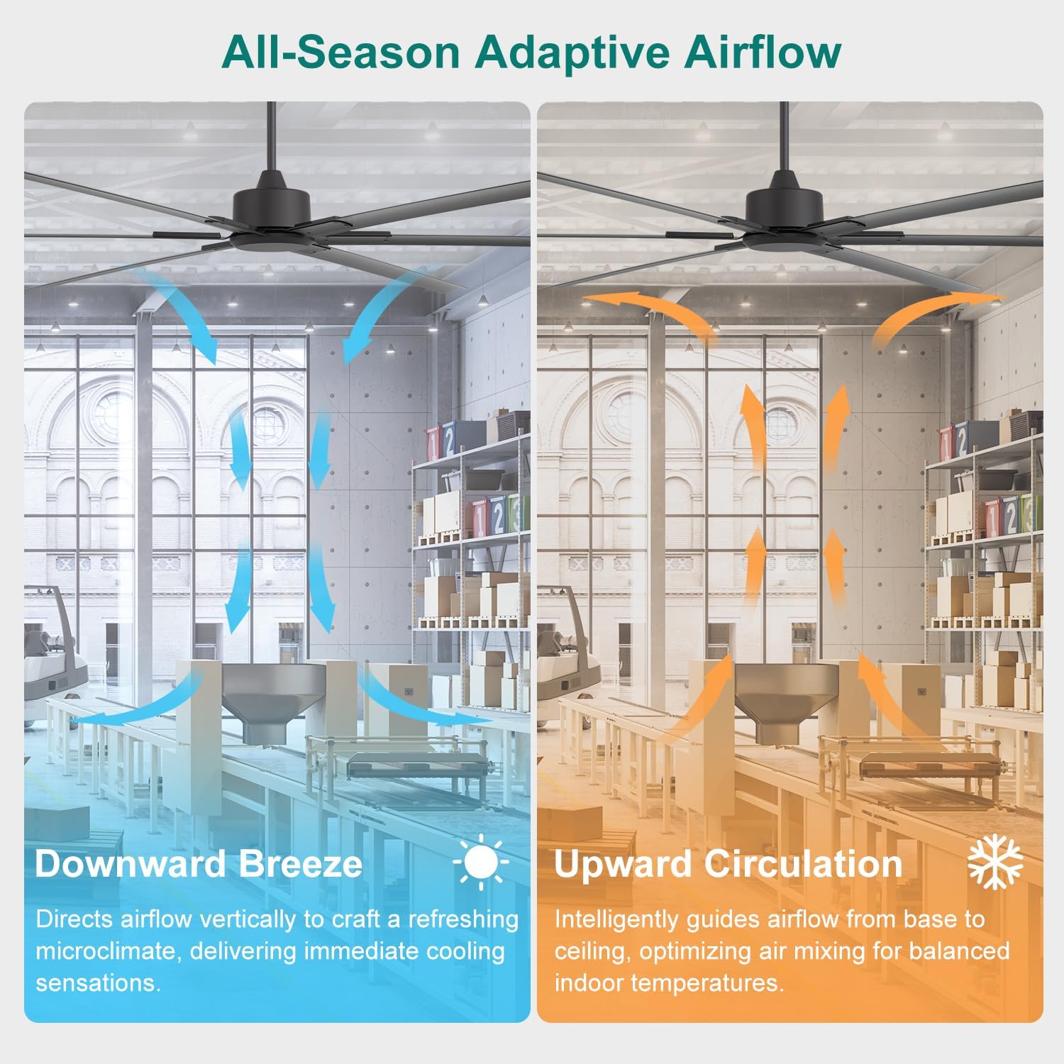 best 120 inch industrial ceiling fan,120 inch ceiling fan worth buying,Breezary 120 inch fan pros cons,large industrial fan for warehouse,120 inch HVLS fan vs alternatives,should I buy a 120 inch ceiling fan performance testing and real-world results