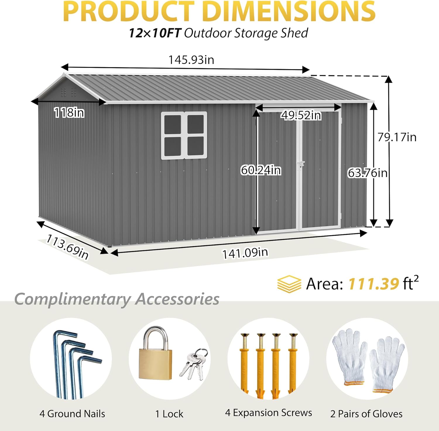 best 12x10 metal storage shed,12x10 metal shed worth buying,TTBKA 12x10 shed pros cons,12x10 galvanized steel shed honest,12x10 metal shed vs alternatives,should I buy a 12x10 metal shed unboxing and complete package contents