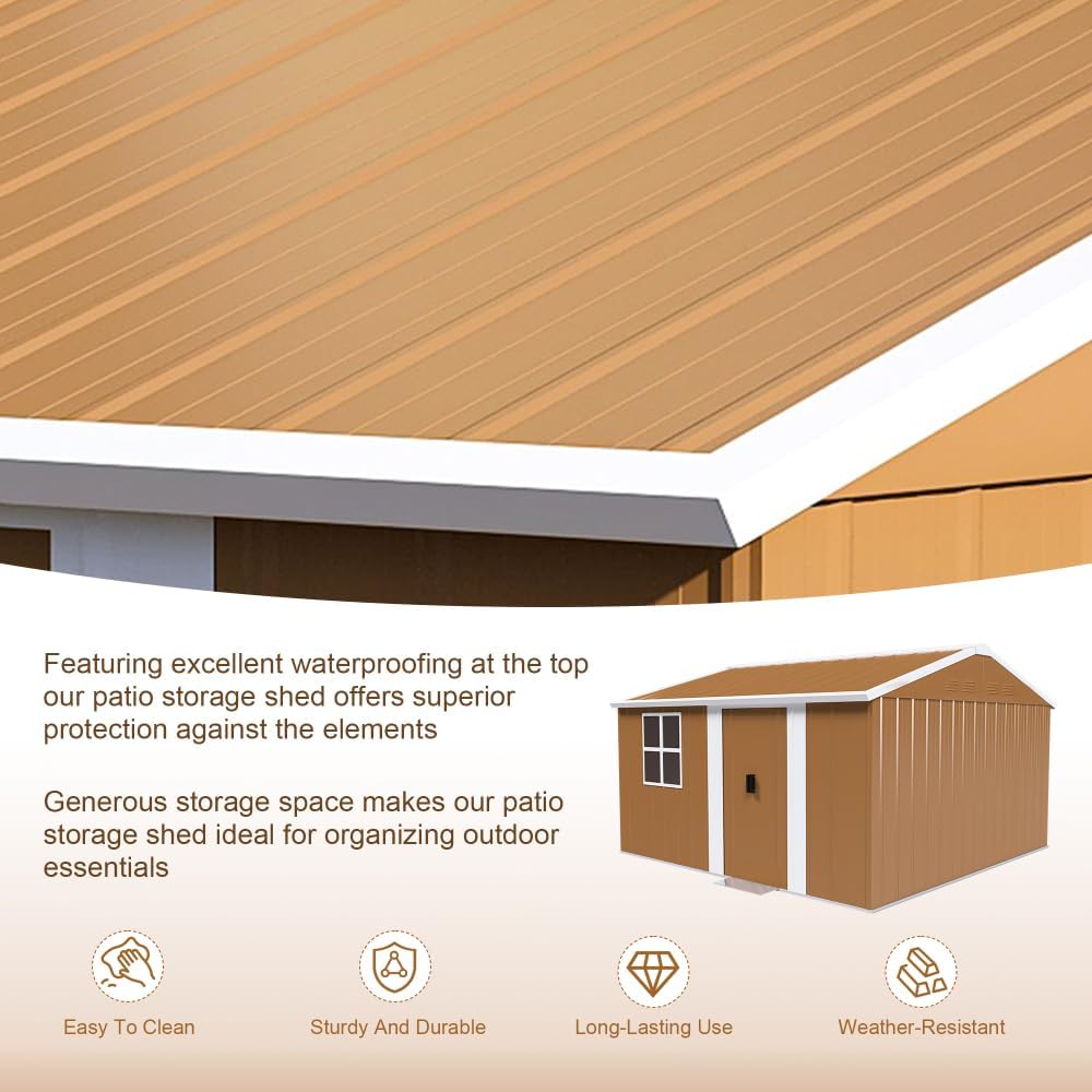 Step-by-step guide for best 12x10 metal storage shed,12x10 metal shed worth buying,Elountik metal shed pros cons,heavy-duty metal shed vs alternatives,should I buy a 12x10 metal shed,best outdoor metal storage building - complete tutorial