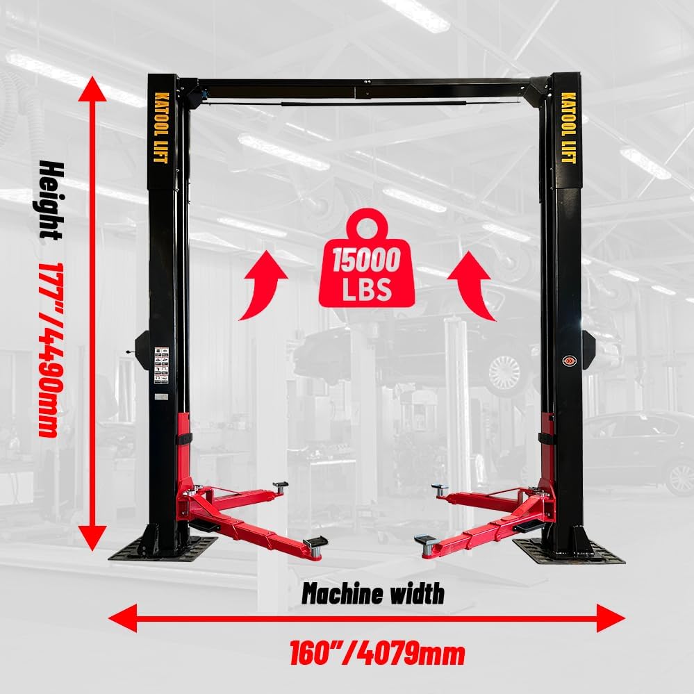 best 15000lb 2 post car lift,should I buy a 15000lb car lift,KT-M150D pros cons,15000lb 2 post lift worth buying,best heavy duty car lift,2 post lift vs 4 post unboxing and complete package contents
