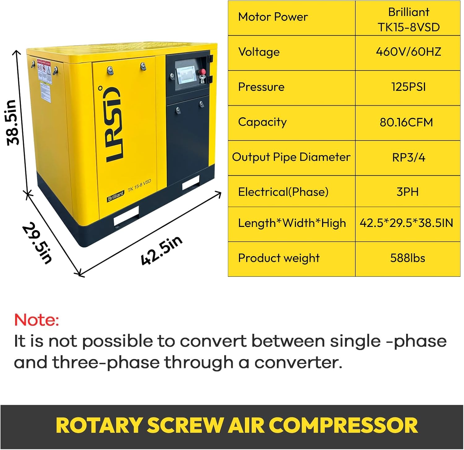 best 20HP rotary screw air compressor,20HP air compressor worth buying,LRSD TK15-125 compressor pros cons,15KW industrial air compressor,rotary screw compressor vs piston,should I buy a 20HP air compressor unboxing and complete package contents