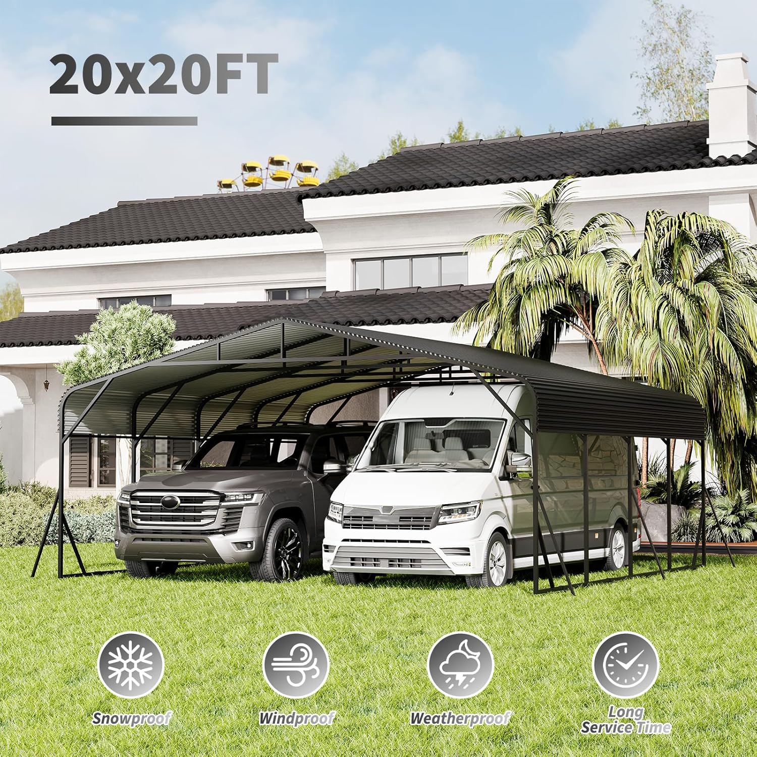 Step-by-step guide for best 20x20 carport,should I buy a 20x20 carport,20x20 carport pros cons,20x20 carport vs alternatives,heavy duty carport worth buying,best metal carport for 2 cars - complete tutorial