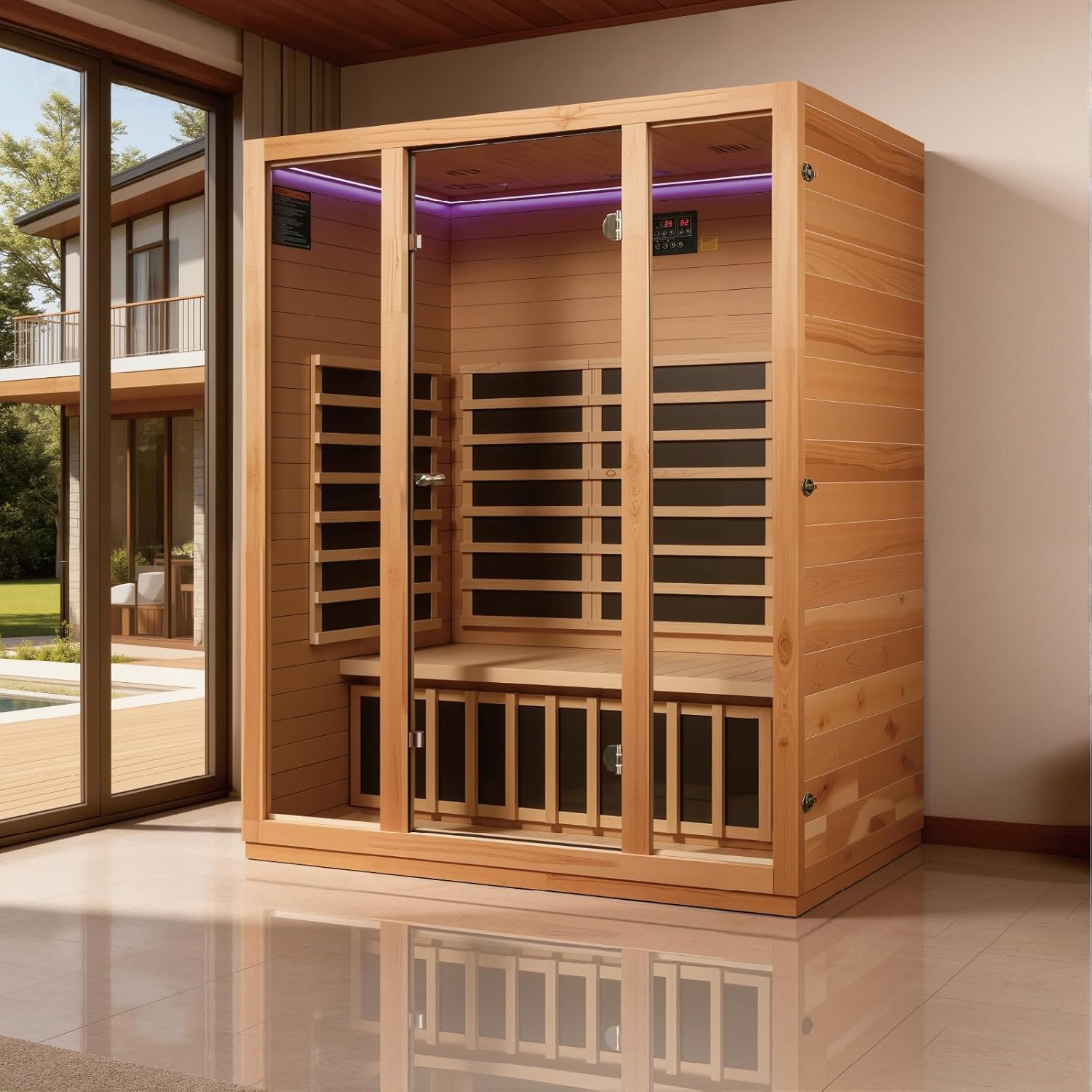 best 3 person infrared sauna,should I buy a 3 person infrared sauna,3 person infrared sauna pros cons,3 person infrared sauna worth buying,Infradelux 3 person sauna honest,best home infrared sauna - detailed features and technical specifications