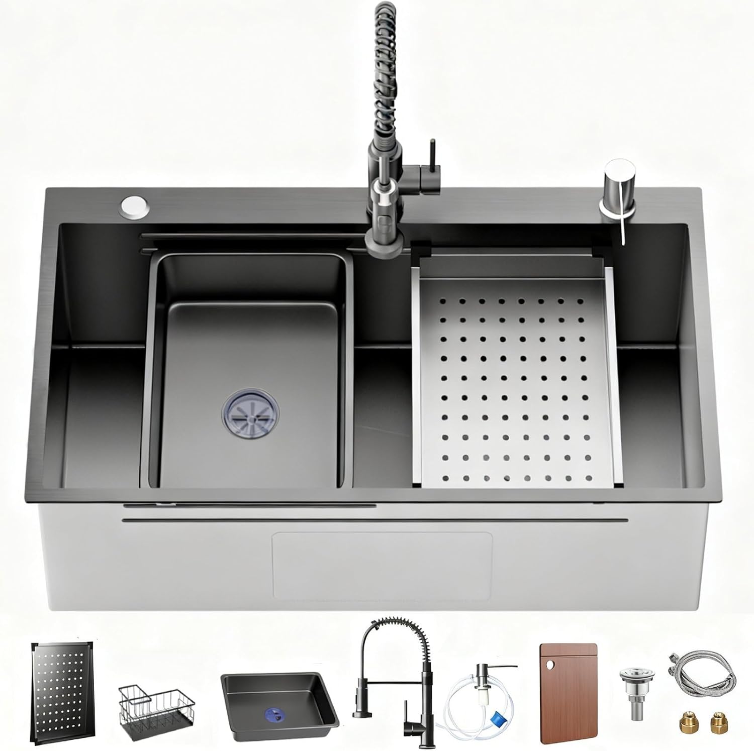best 32 inch drop in kitchen sink,should I buy a 32 inch kitchen sink,32 inch drop in sink pros cons,32x19 kitchen sink worth buying,best single bowl stainless steel sink,HEJEBU 3219 sink honest - detailed features and technical specifications
