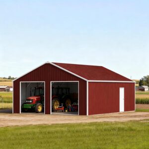 Image 1 of best 33x25 metal garage barn