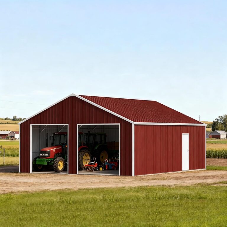 Image 1 of best 33x25 metal garage barn