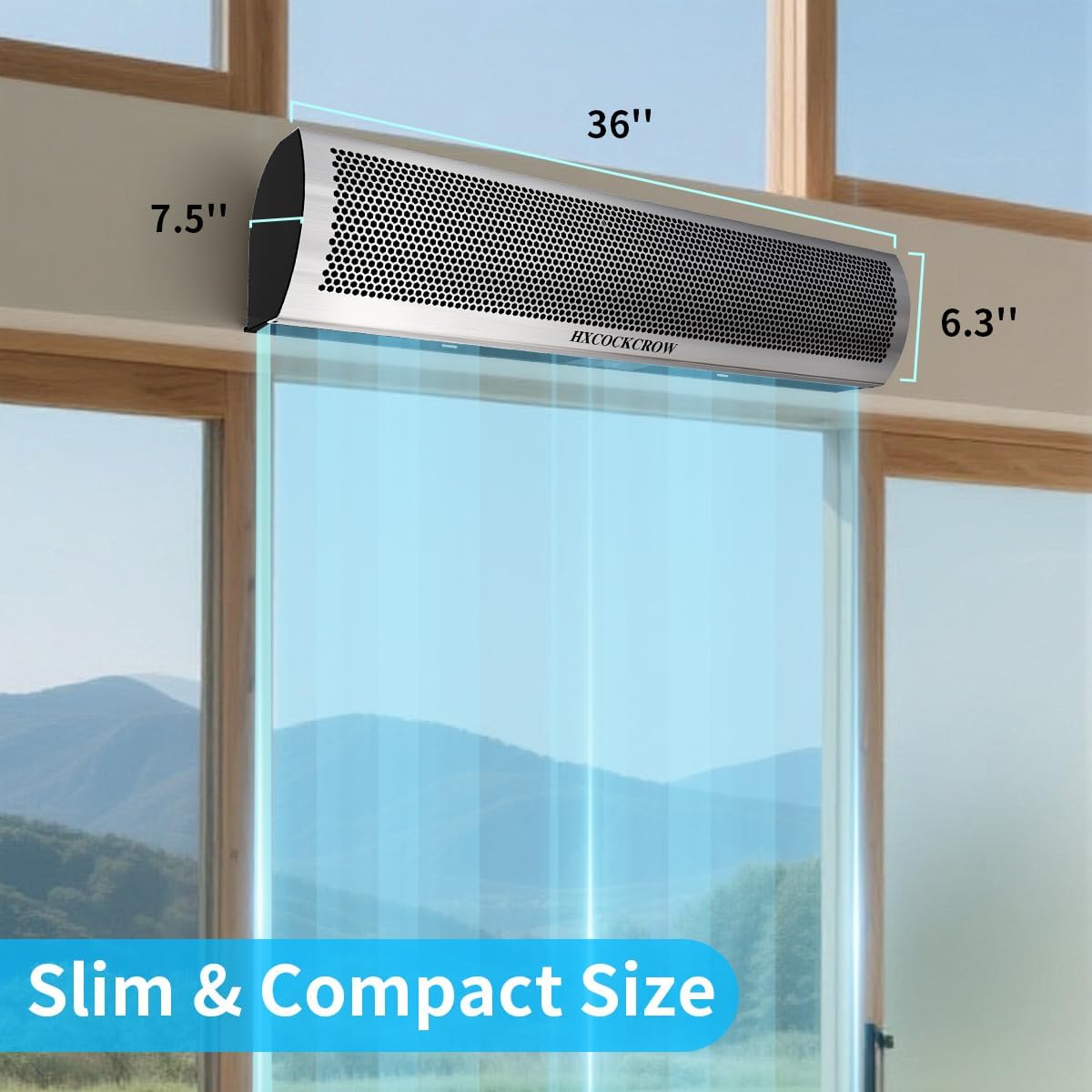 best 36 inch air curtain,air curtain worth buying,36 inch air curtain pros cons,commercial air curtain vs alternatives,should I buy an air curtain,HXCOCKCROW air curtain honest performance testing and real-world results