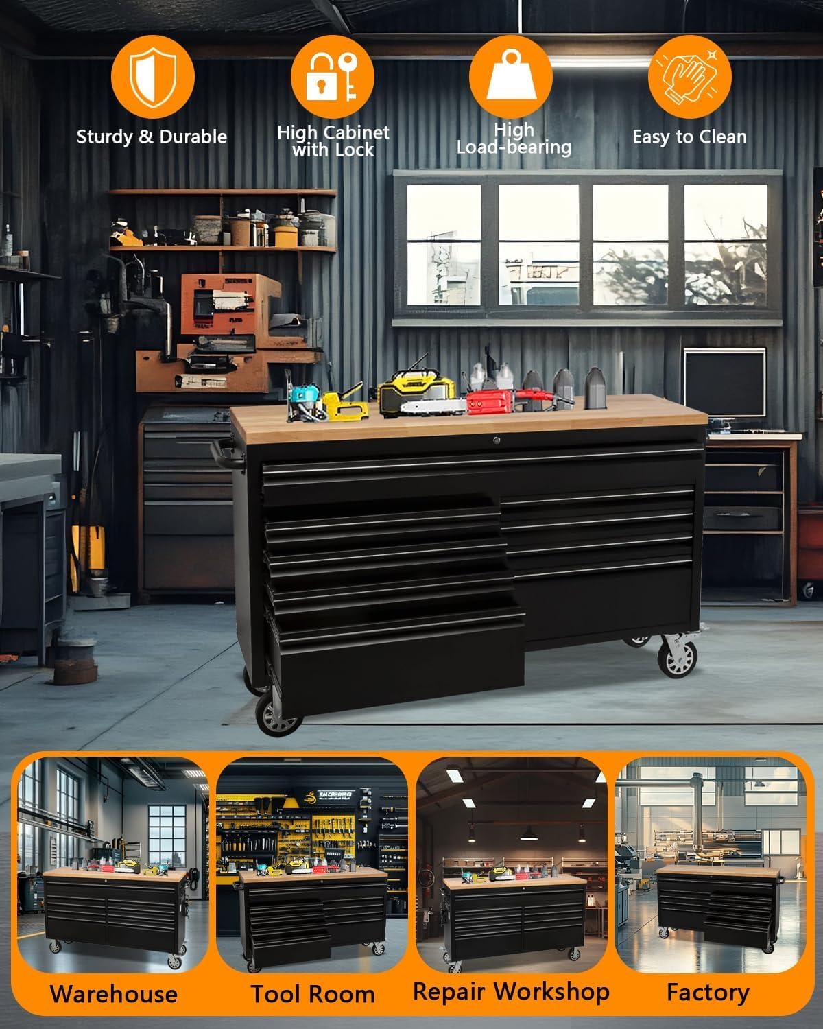 best 61 inch tool chest,61 inch tool chest worth buying,MERXENG tool chest pros cons,should I buy a 61 inch tool cabinet,best rolling tool cabinet for garage,61 inch mobile workbench vs alternatives performance testing and real-world results