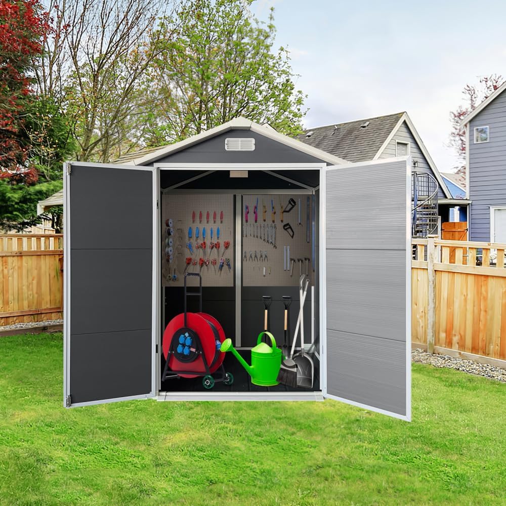 best 6x4 plastic garden shed,should I buy a 6x4 plastic shed,6x4 plastic shed pros cons,Elountik plastic shed worth buying,best plastic outdoor storage shed,6x4 plastic shed vs metal - detailed features and technical specifications