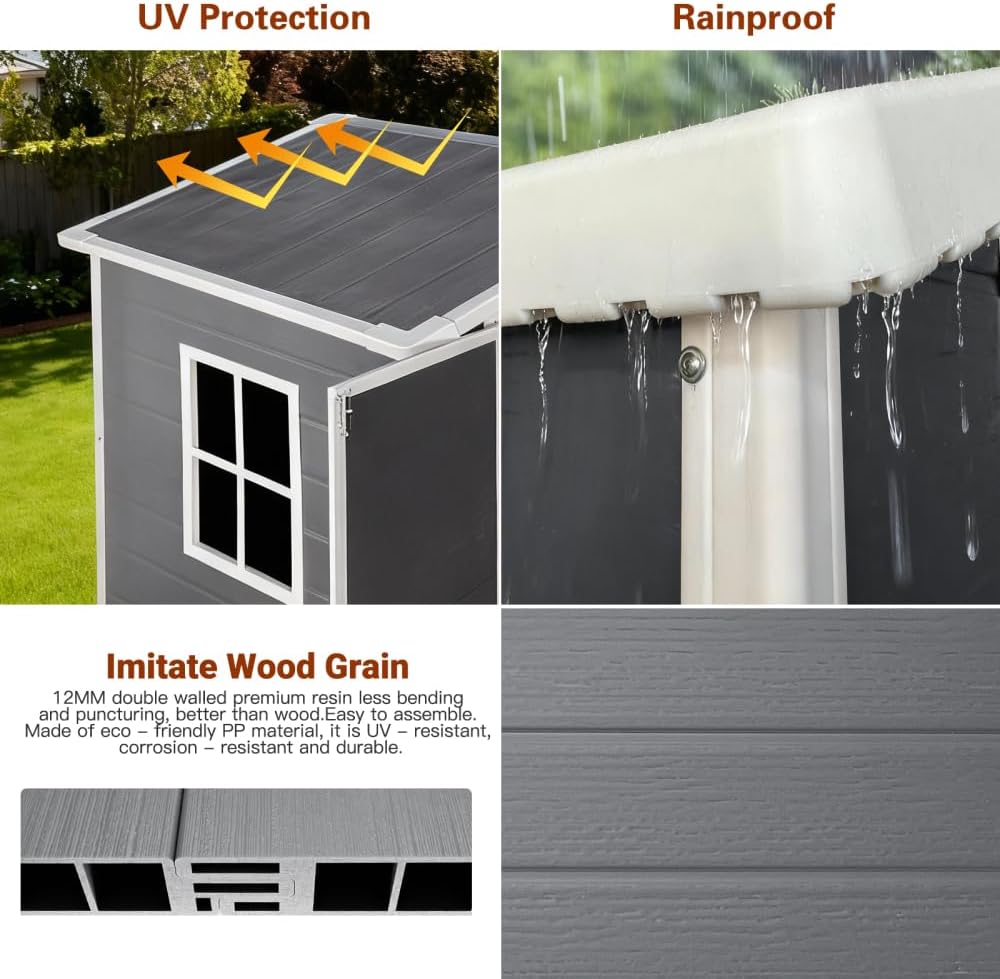 Step-by-step guide for best 6x4 plastic garden shed,should I buy a 6x4 plastic shed,6x4 plastic shed pros cons,Elountik plastic shed worth buying,best plastic outdoor storage shed,6x4 plastic shed vs metal - complete tutorial