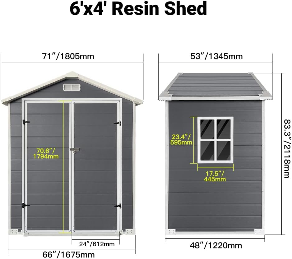 best 6x4 plastic garden shed,should I buy a 6x4 plastic shed,6x4 plastic shed pros cons,Elountik plastic shed worth buying,best plastic outdoor storage shed,6x4 plastic shed vs metal performance testing and real-world results