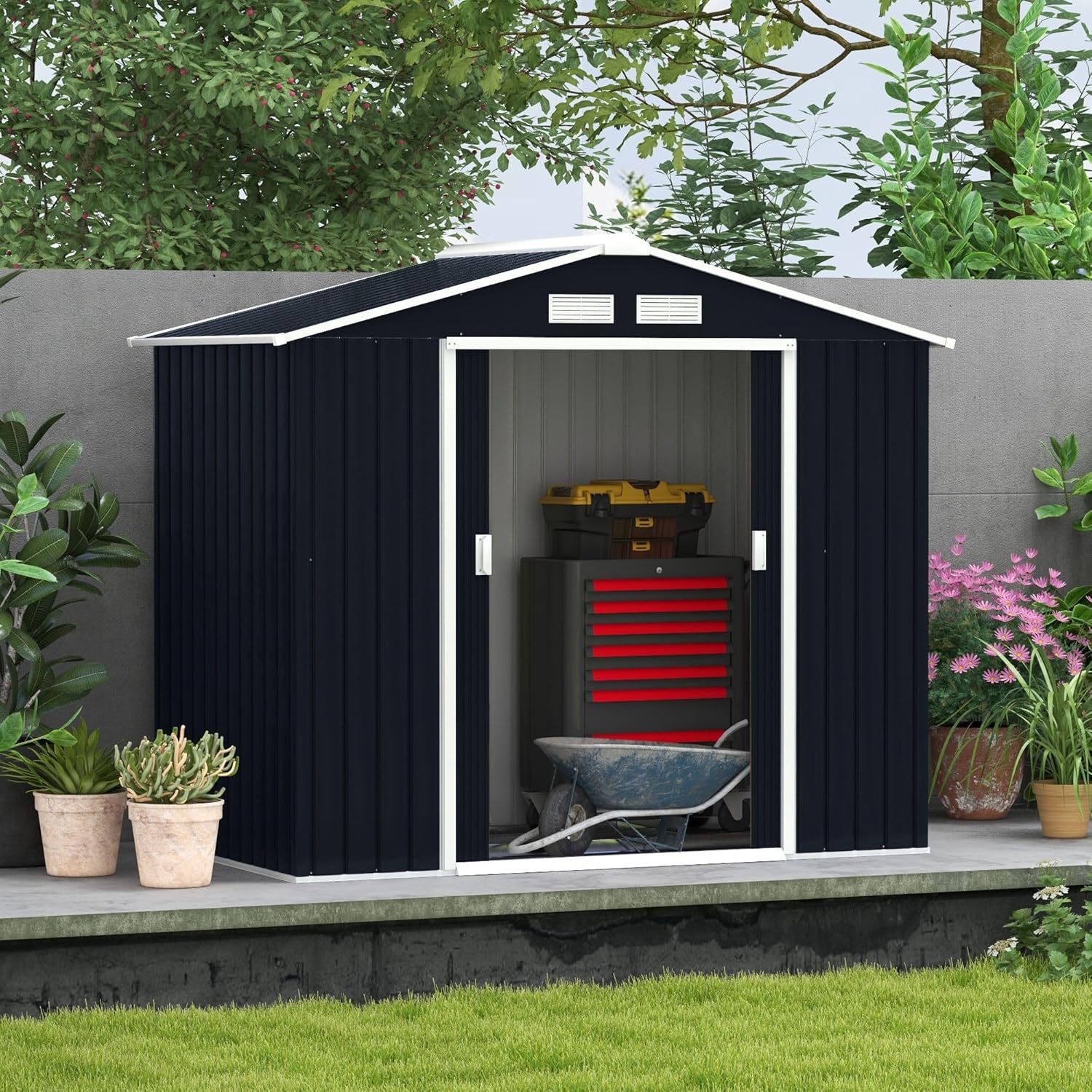 best 7x4 metal shed,7x4 metal shed worth buying,7x4 metal shed pros cons,best metal shed for backyard,7x4 metal shed vs alternatives,should I buy a 7x4 metal shed unboxing and complete package contents