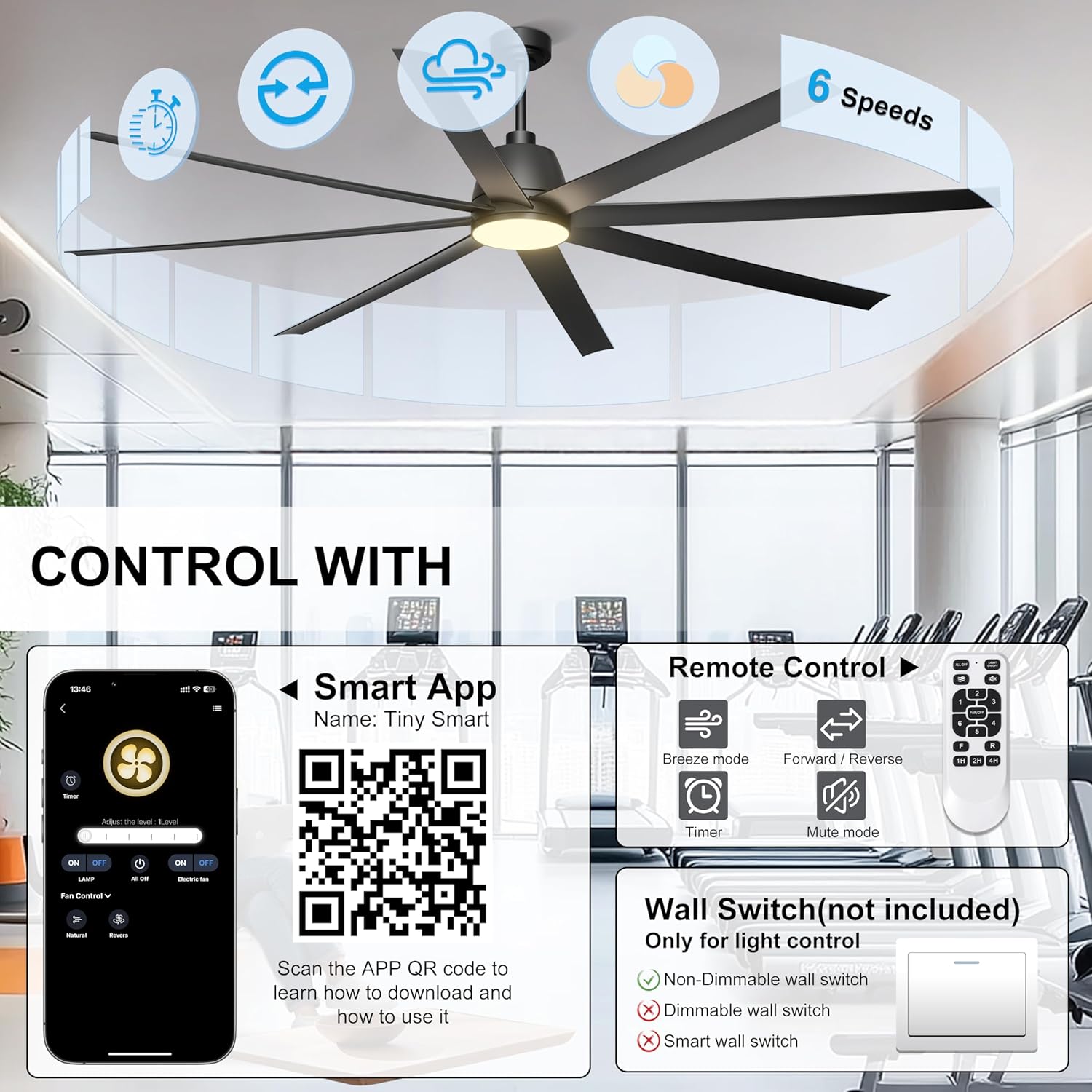 best 84 inch ceiling fan,should I buy an 84 inch ceiling fan,84 inch ceiling fan worth buying,large ceiling fan pros cons,Phylluz ceiling fan honest,84 inch fan vs alternatives unboxing and complete package contents