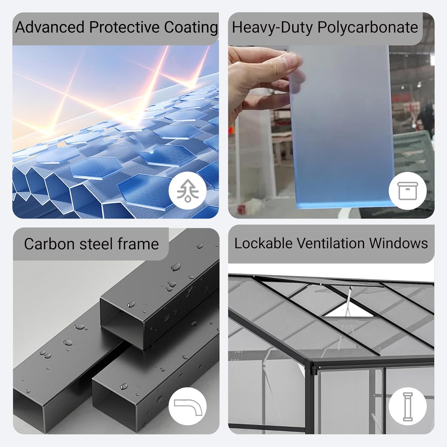 best 8x10 polycarbonate greenhouse,8x10 greenhouse worth buying,polycarbonate greenhouse pros cons,Donfafecuer greenhouse honest,best walk-in greenhouse for backyard,should I buy an 8x10 greenhouse performance testing and real-world results