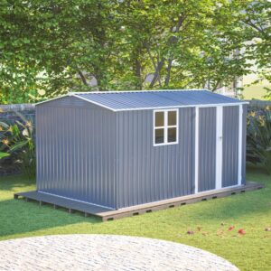 Image 1 of best 8x12 steel storage shed