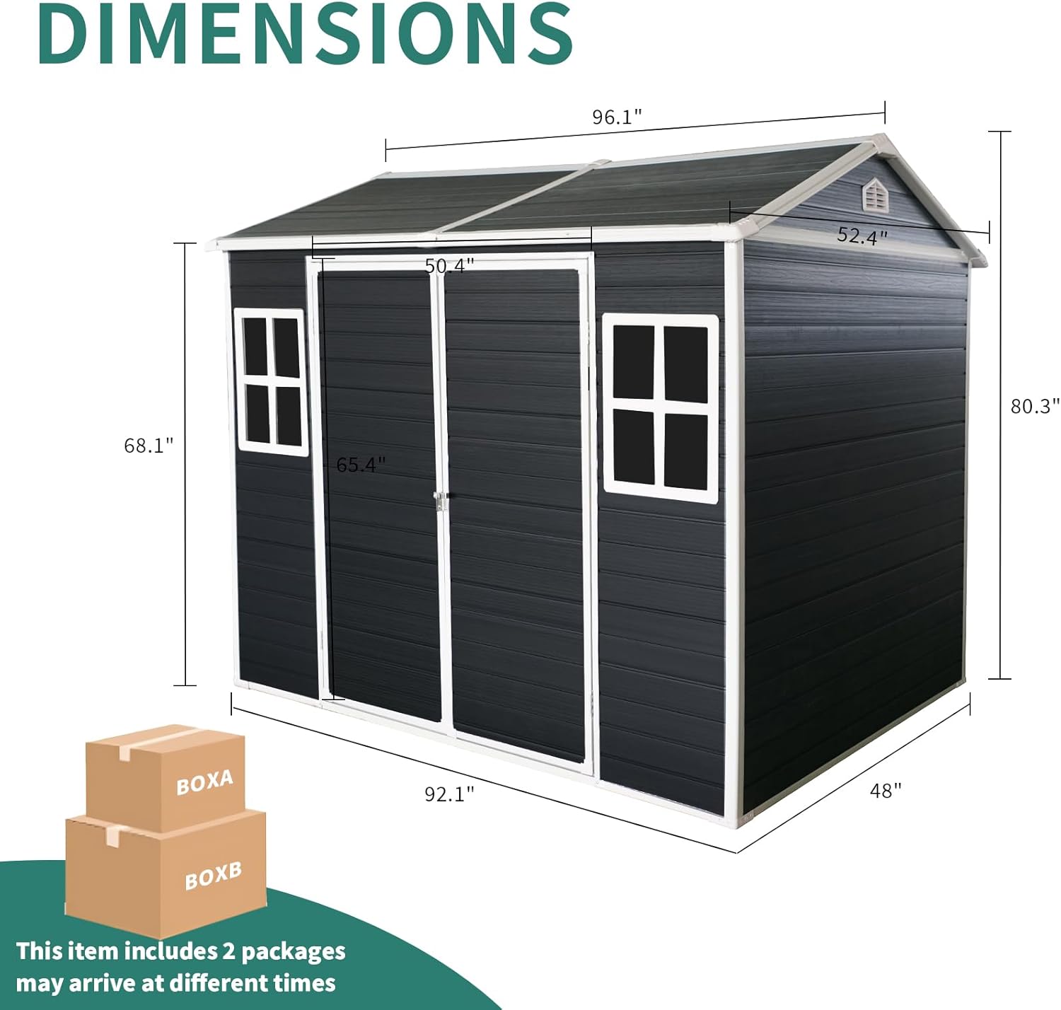 best 8x4ft outdoor resin storage shed,8x4ft resin shed worth buying,FUCIHOMA storage shed pros cons,should I buy an 8x4 resin shed,best plastic garden shed with floor,8x4ft shed vs metal alternatives unboxing and complete package contents