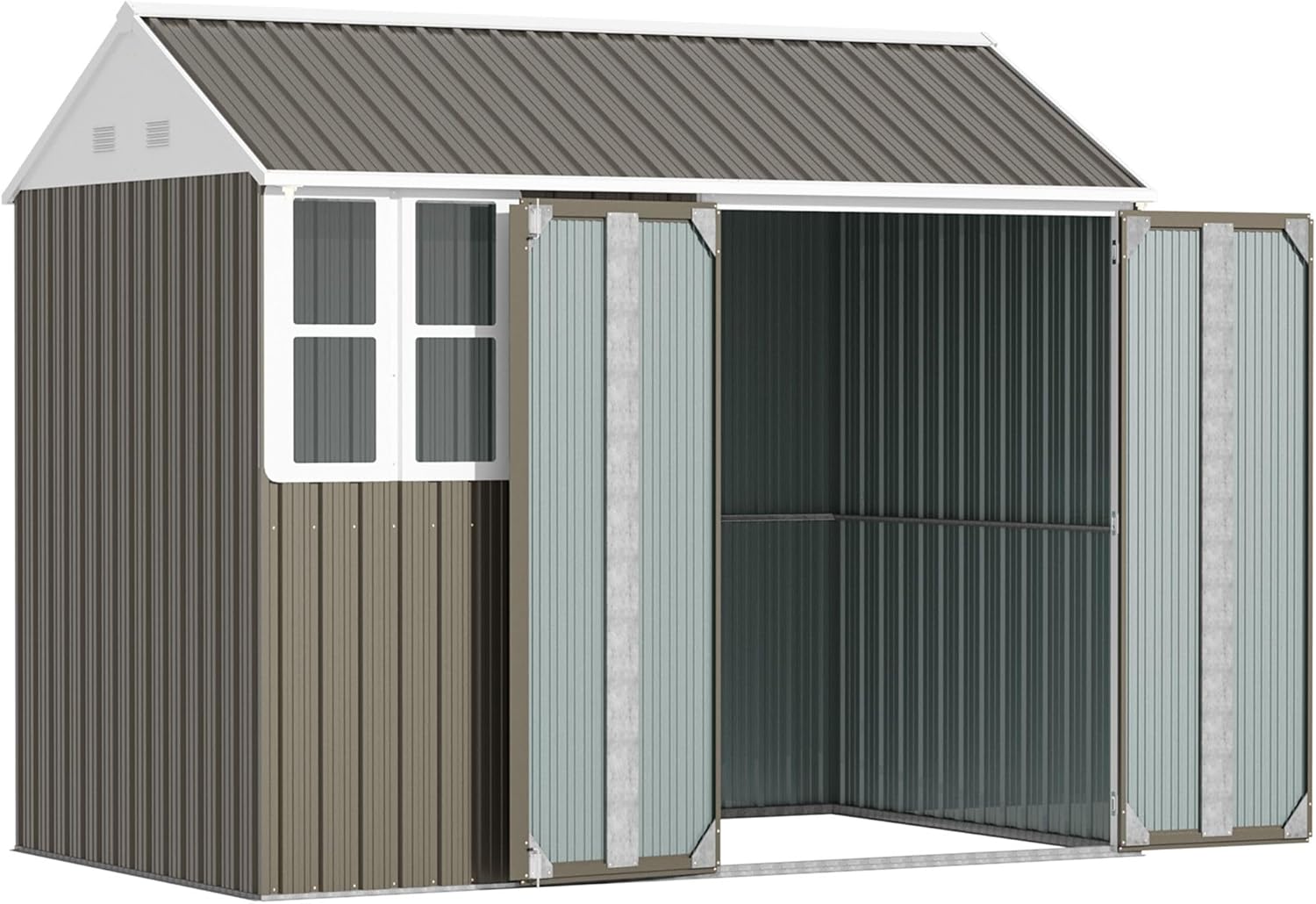 best 8x6 metal storage shed,should I buy an 8x6 metal shed,8x6 galvanized steel shed pros cons,LUOBBDSE shed worth buying,8x6 metal shed vs alternatives,best heavy duty garden shed - detailed features and technical specifications