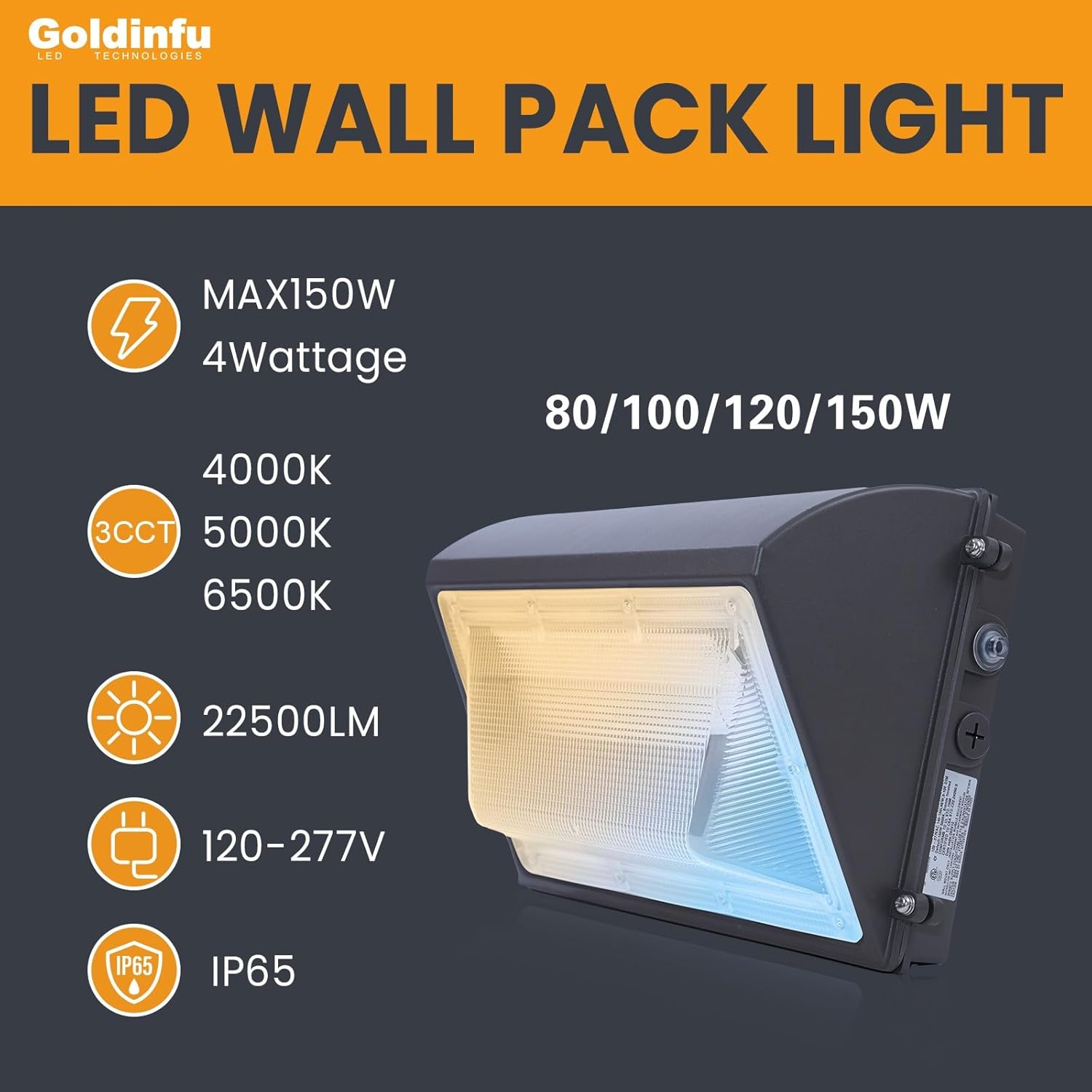 best Goldinfu LED wall pack light,Goldinfu wall pack light worth buying,Goldinfu 150W LED wall pack pros cons,Goldinfu vs other commercial wall lights,should I buy Goldinfu outdoor wall lights,best commercial outdoor wall pack lighting unboxing and complete package contents