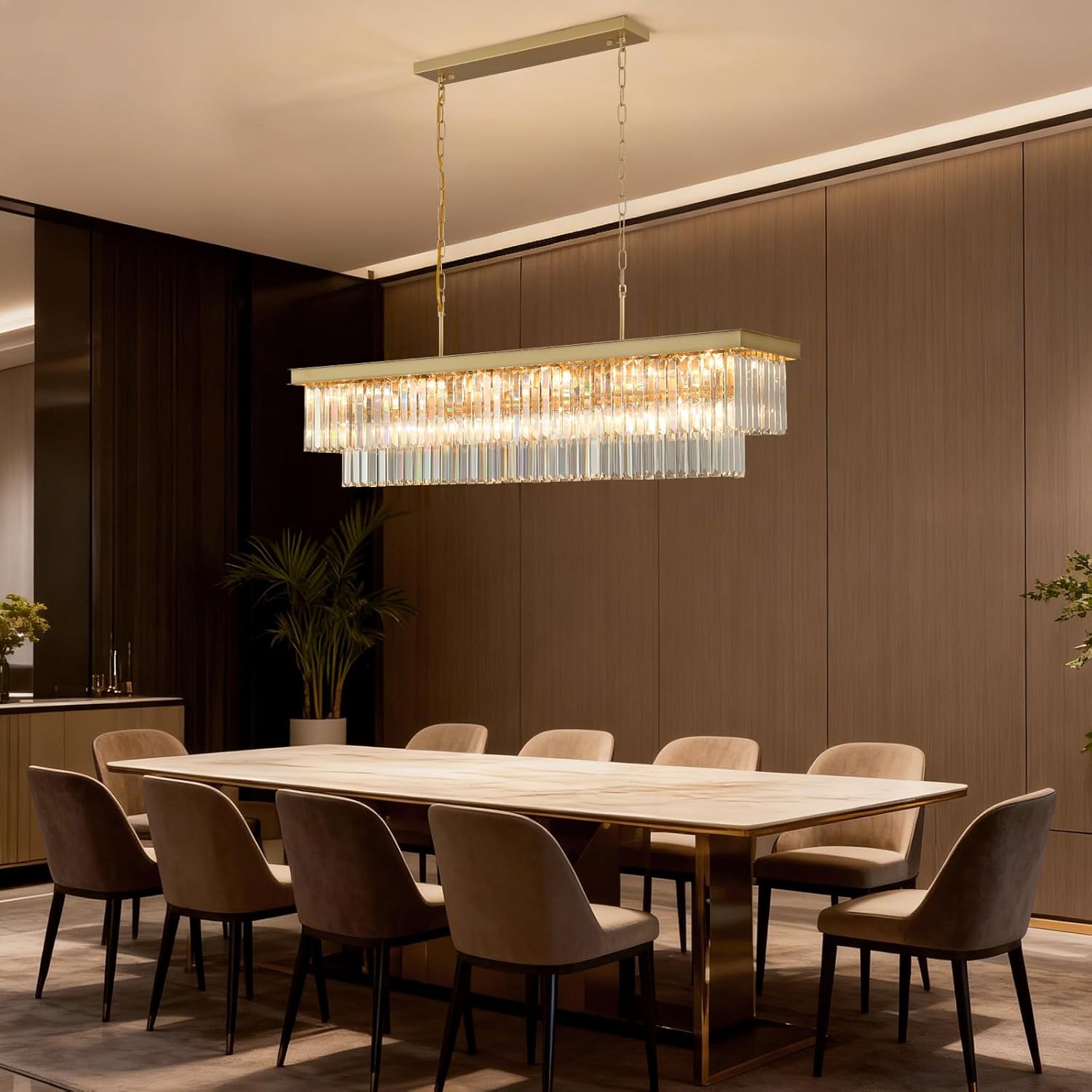 best Weesalife crystal chandelier,Weesalife chandelier worth buying,Weesalife chandelier pros cons,Weesalife vs other chandeliers,should I buy Weesalife chandelier,best modern rectangle chandelier performance testing and real-world results