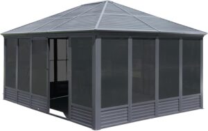 Image 1 of best aluminum hardtop gazebo sunroom