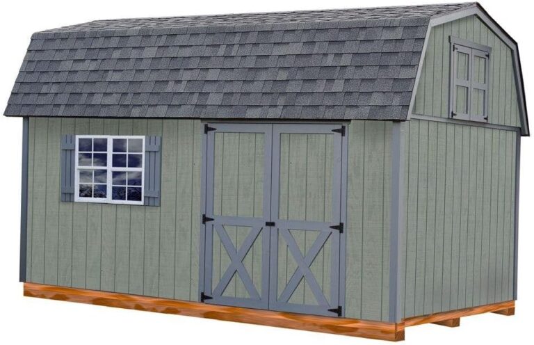 Reviews - Best Barns Meadowbrook 10x16 Wood Storage Shed: Honest Pros & Cons Image 1 of best barns meadowbrook 10x16 wood storage shed