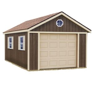 Image 1 of best barns sierra 12x20 wood garage kit