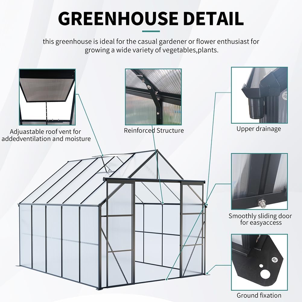 Step-by-step guide for best double sliding door greenhouse,double sliding door greenhouse worth buying,aluminum greenhouse pros cons,polycarbonate greenhouse vs alternatives,should I buy a walk-in greenhouse,heavy duty greenhouse best features - complete tutorial