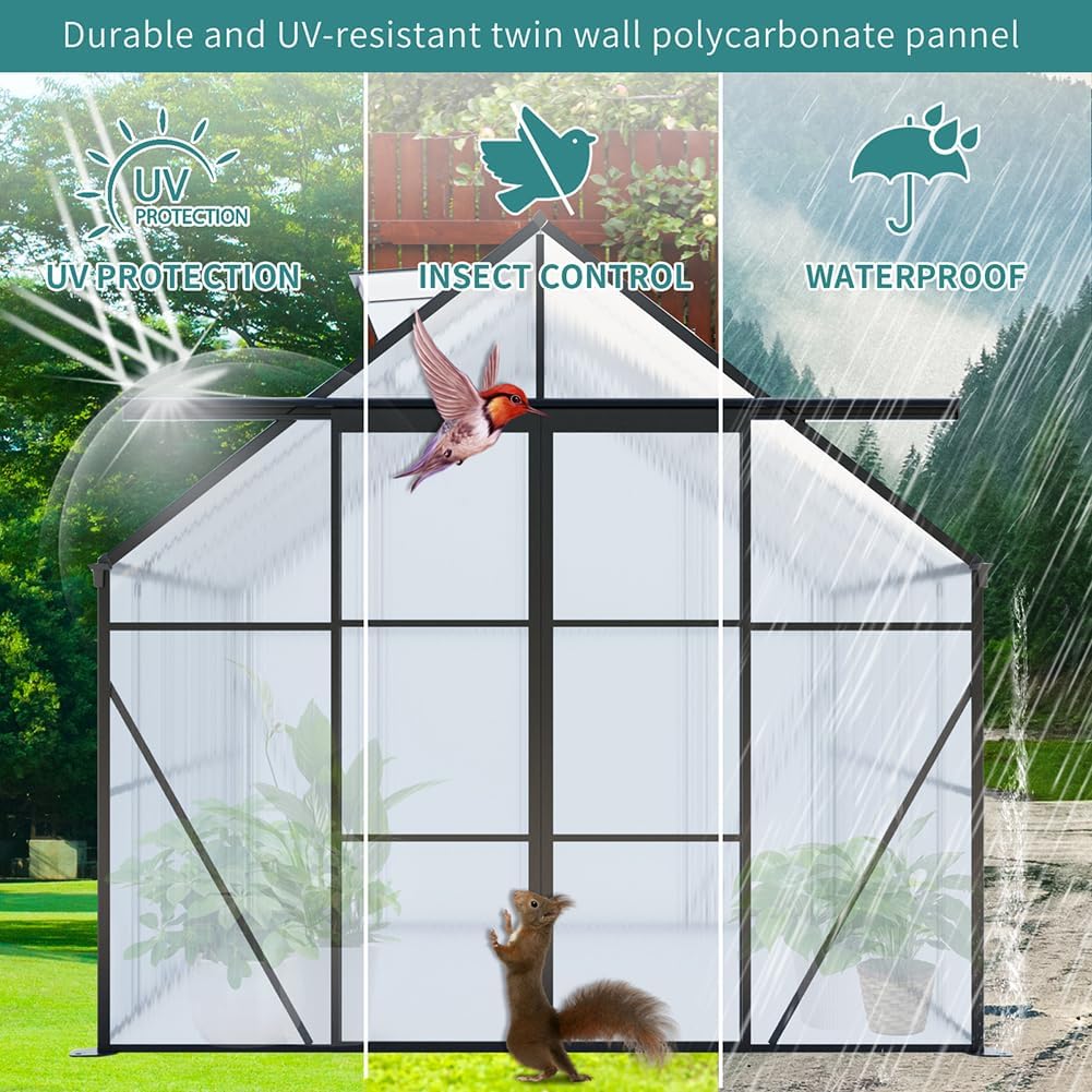 best double sliding door greenhouse,double sliding door greenhouse worth buying,aluminum greenhouse pros cons,polycarbonate greenhouse vs alternatives,should I buy a walk-in greenhouse,heavy duty greenhouse best features performance testing and real-world results