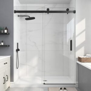 Image 1 of best frameless sliding shower door