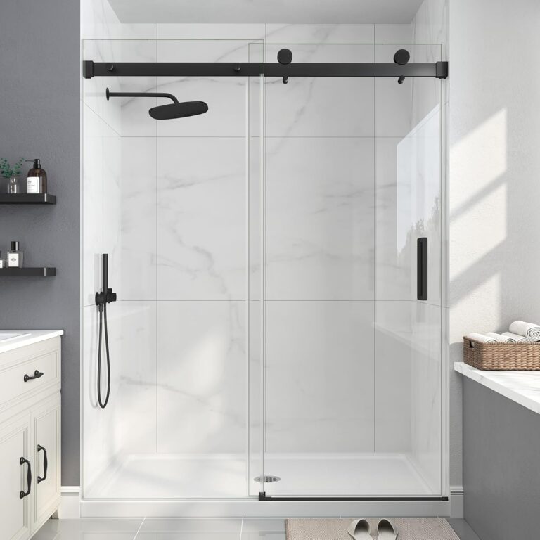 Image 1 of best frameless sliding shower door