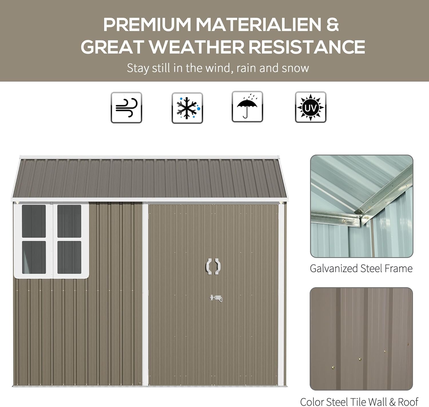 best galvanized steel storage shed,galvanized steel shed worth buying,galvanized shed pros and cons,8x6 metal shed vs alternatives,should I buy a galvanized steel shed,best all-weather storage shed performance testing and real-world results