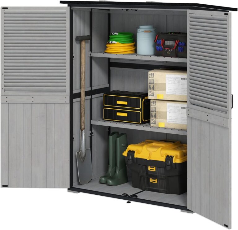 Image 1 of best gray wooden garden shed