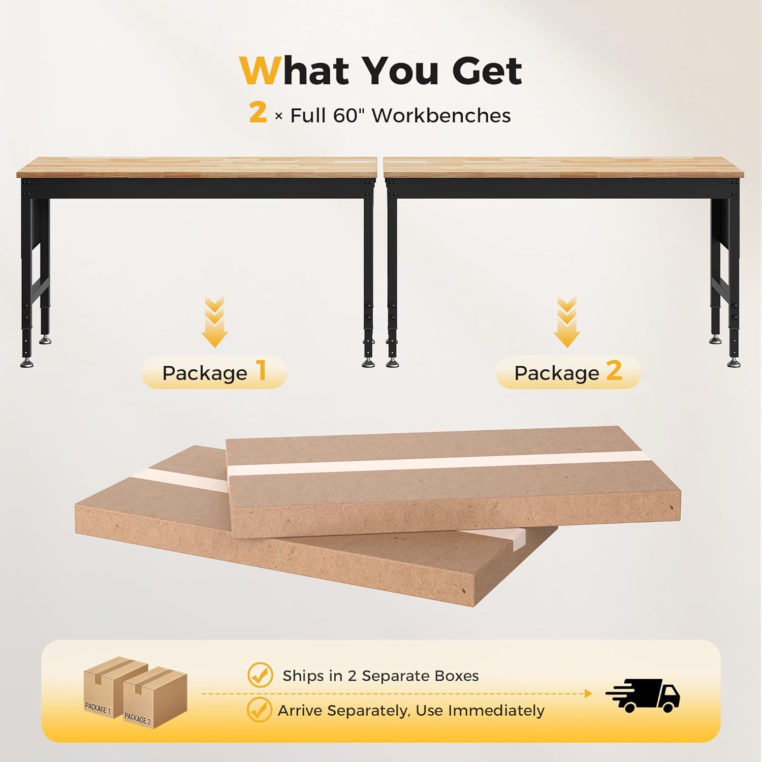 best heavy duty adjustable workbench,heavy duty workbench worth buying,CAMMOO workbench pros cons,adjustable workbench vs alternatives,should I buy a 2000 lb workbench,heavy duty work table for garage unboxing and complete package contents