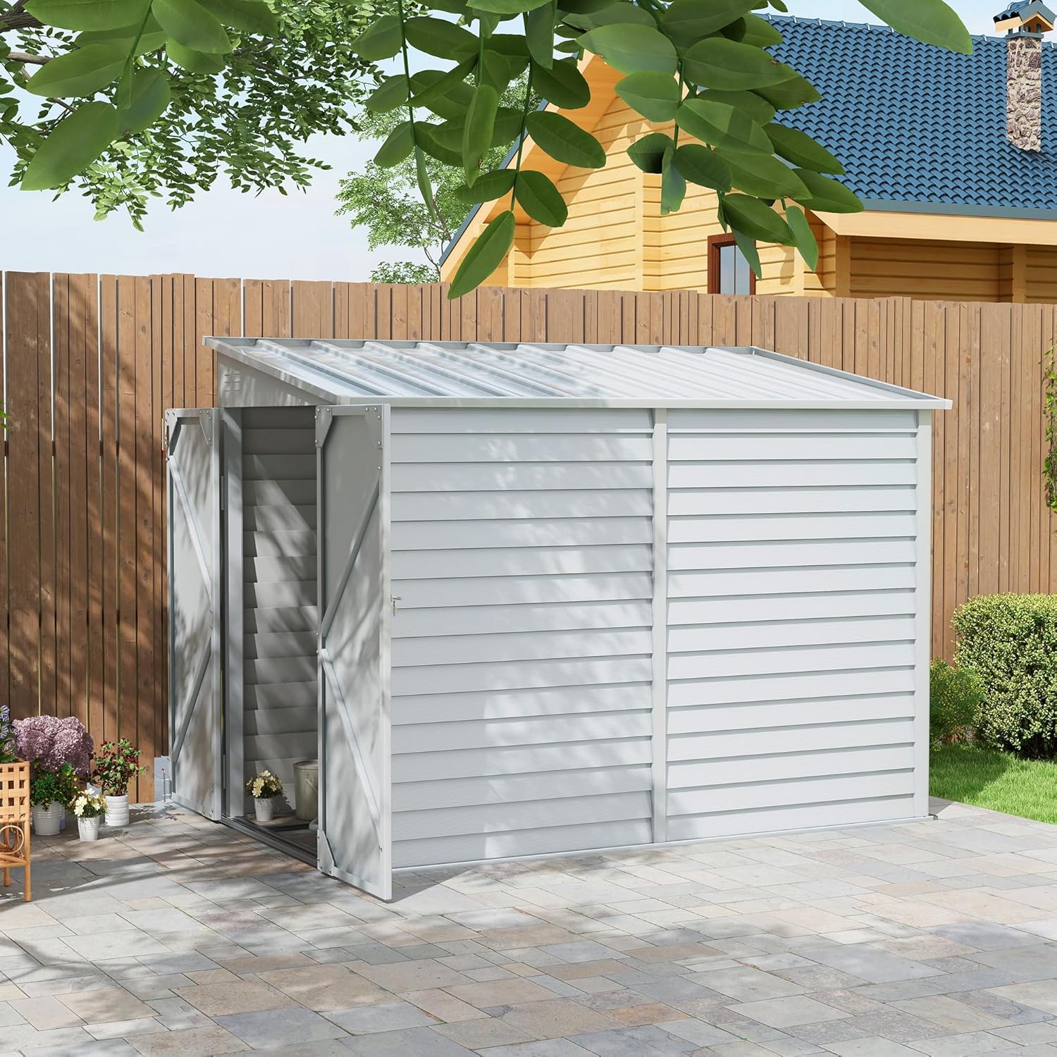 best heavy duty garden storage shed,garden storage shed worth buying,heavy duty shed pros cons,galvanized steel shed vs alternatives,should I buy a Lafengyan shed,best outdoor equipment storage - detailed features and technical specifications