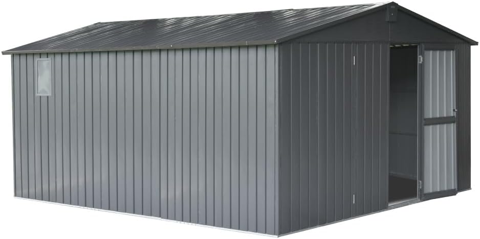 best heavy duty outdoor storage shed,heavy duty storage shed worth buying,should I buy a metal garden shed,metal storage shed pros and cons,callmego shed honest assessment,best galvanized steel shed - detailed features and technical specifications