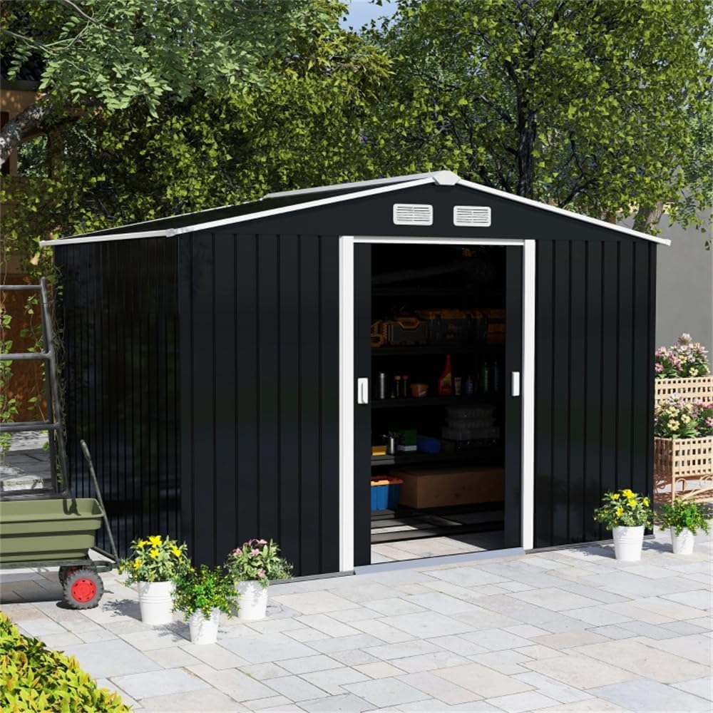 best heavy duty steel garden shed,should I buy a steel garden shed,steel garden shed pros cons,heavy duty garden shed worth buying,best outdoor storage shed,steel vs plastic garden shed - detailed features and technical specifications