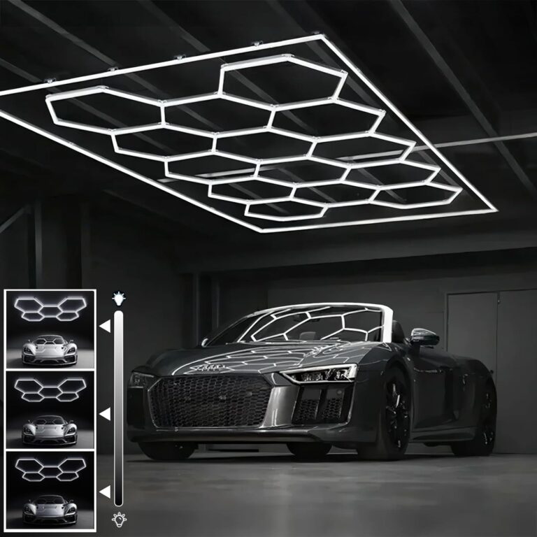 Image 1 of best hexagon garage lights