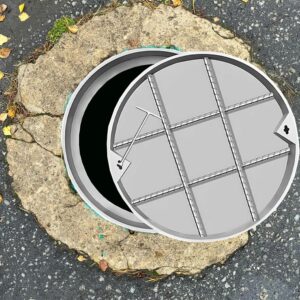 Image 1 of best hidden manhole cover