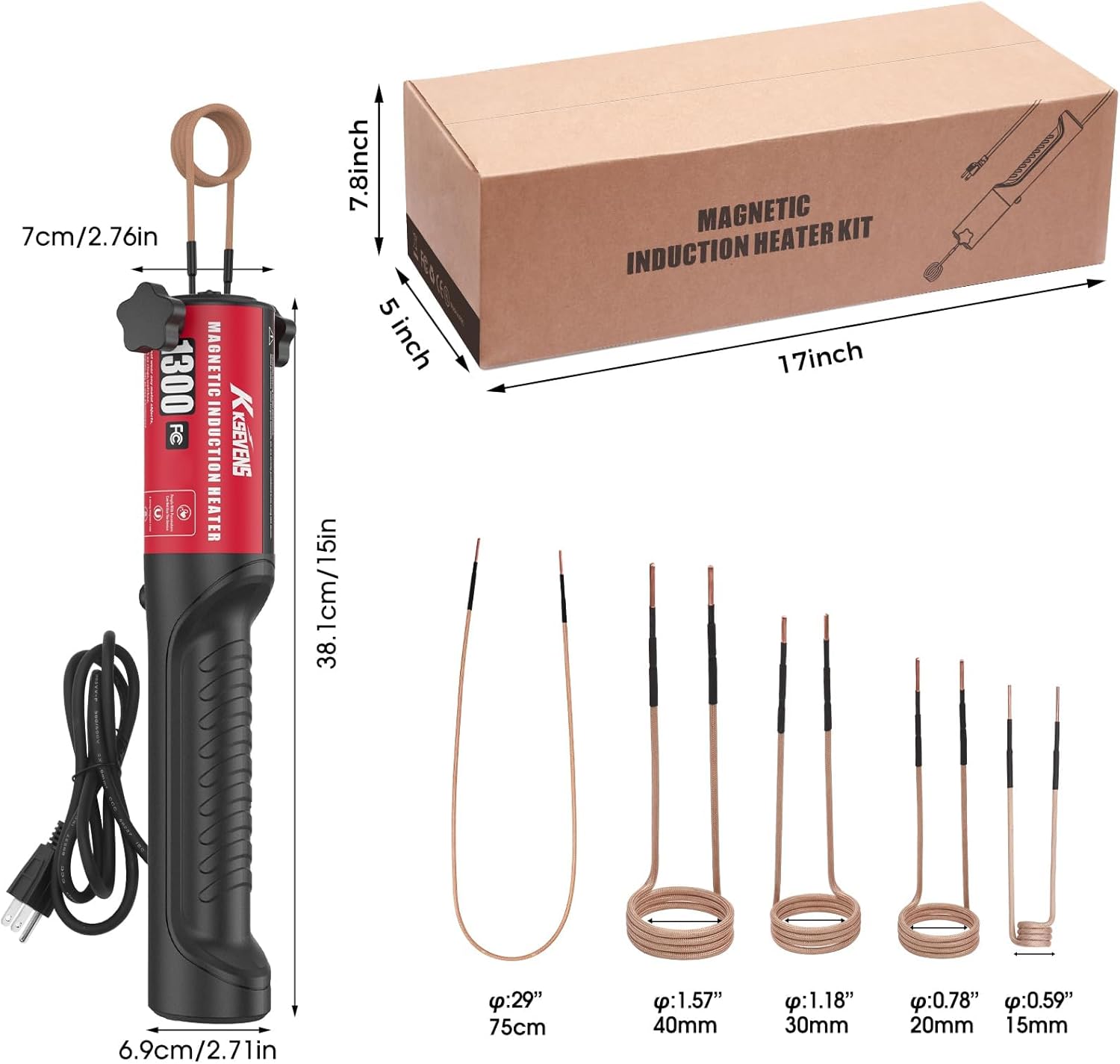 best induction heater for bolts,induction heater worth buying,induction heater pros cons,induction heater vs torch,should I buy an induction heater,KKSEVENS KS01 induction heater unboxing and complete package contents