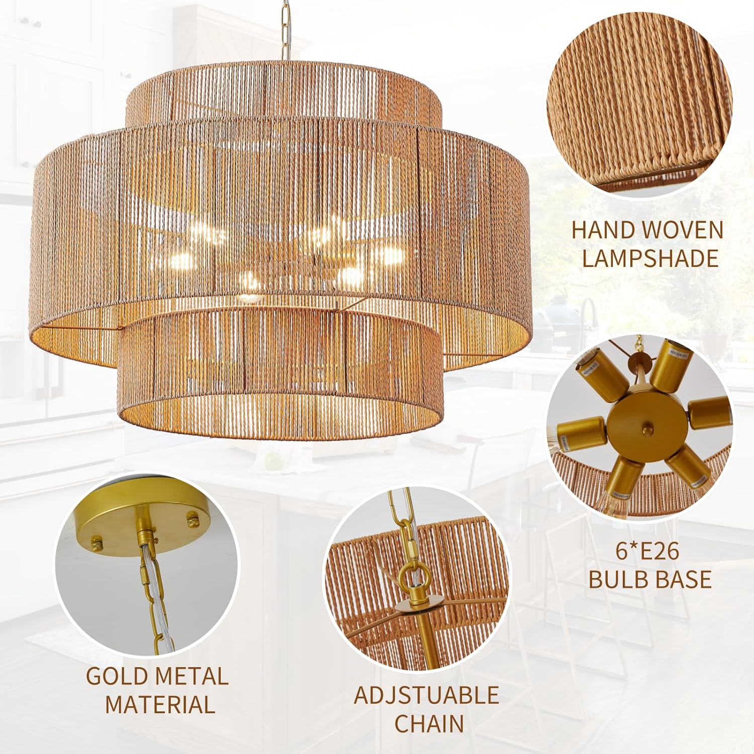 Step-by-step guide for best large rattan chandelier,large rattan chandelier worth buying,should I buy a rattan pendant light,rattan chandelier pros and cons,CNQTLL rattan chandelier honest,rattan vs wicker lighting fixture - complete tutorial
