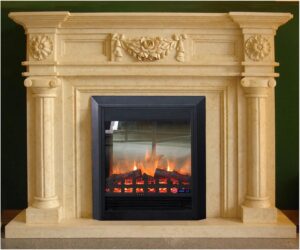 Image 1 of best marble electric fireplace insert