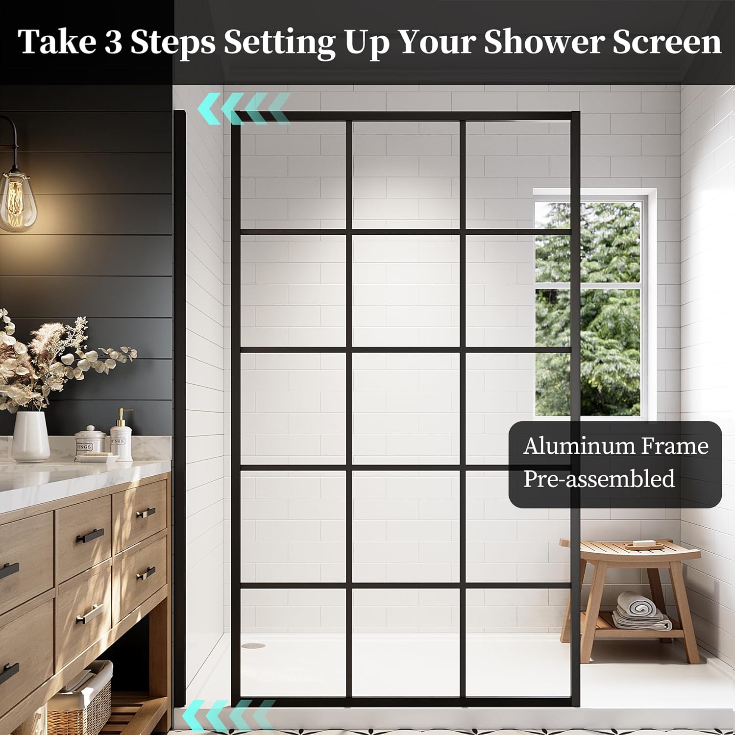 best matte black shower screen,should I buy a matte black shower screen,matte black shower screen vs alternatives,matte black shower screen pros cons,matte black shower screen worth buying,best fixed shower door unboxing and complete package contents