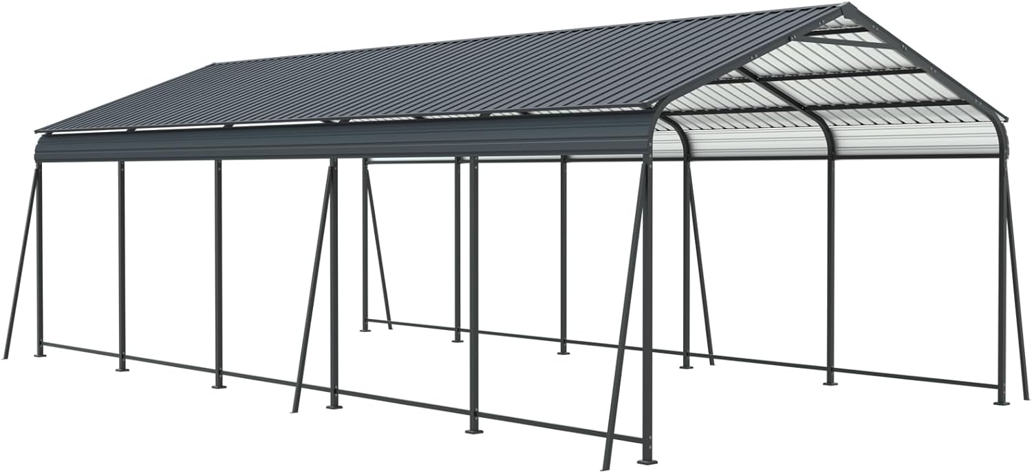 Step-by-step guide for best metal carport for heavy snow,should I buy a metal carport,carport vs outdoor canopy,galvanized steel carport pros cons,heavy duty carport for truck worth it,durable carport with sloped roof - complete tutorial