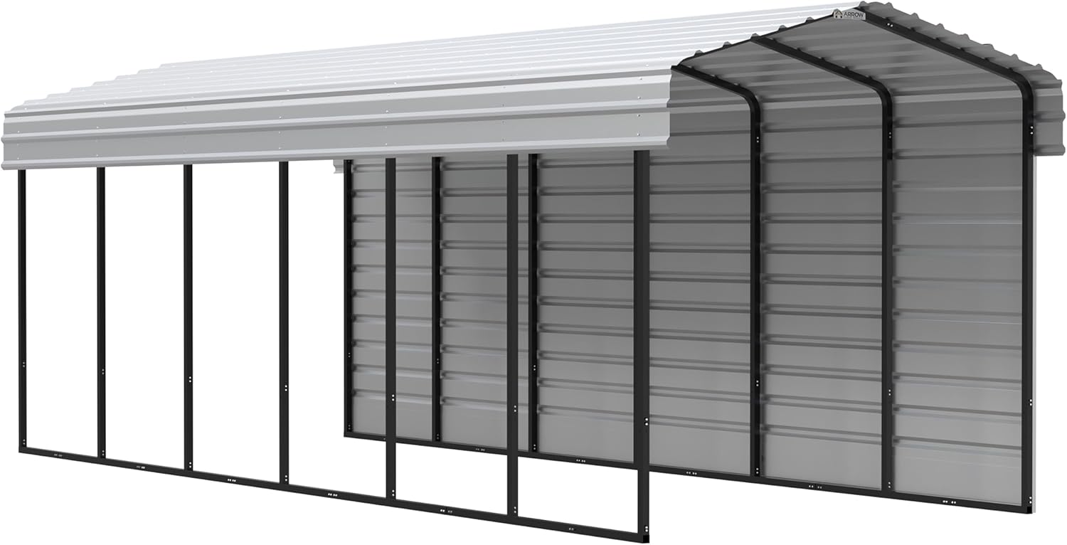 best metal carport kit,metal carport pros cons,should I buy a carport kit,galvanized steel carport worth it,carport vs garage,heavy duty carport kit - detailed features and technical specifications