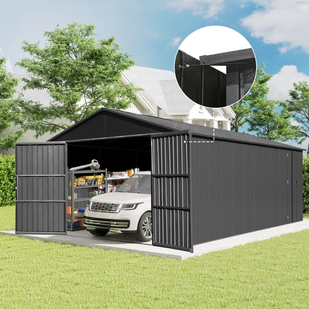 best metal garage shed,metal garage shed worth buying,metal garage shed pros cons,should I buy a metal garage shed,metal garage shed vs wood,callmego metal shed honest unboxing and complete package contents
