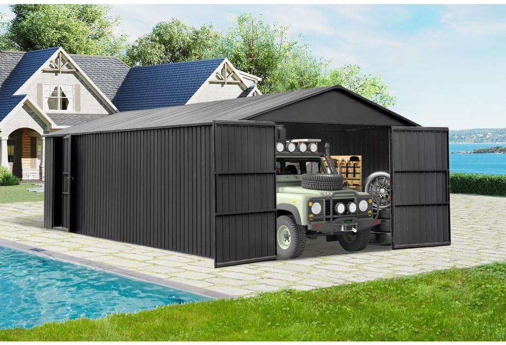 best metal garage shed,metal garage shed worth buying,metal garage shed pros cons,metal garage shed vs wood,should I buy a metal garage shed,best outdoor storage shed unboxing and complete package contents