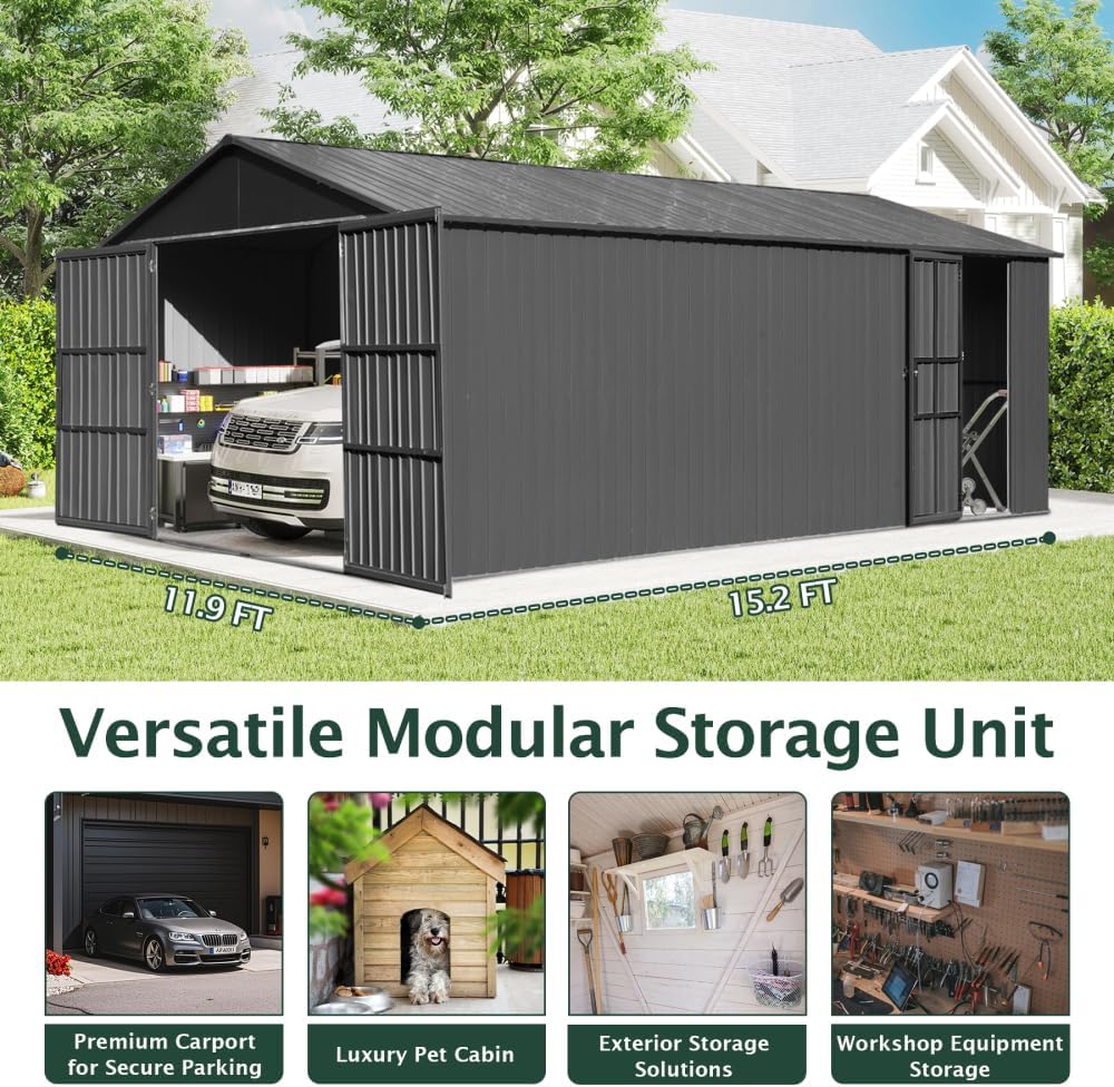 best metal garage shed,metal garage shed worth buying,metal garage shed pros cons,should I buy a metal garage shed,metal garage shed vs wood,callmego metal shed honest performance testing and real-world results